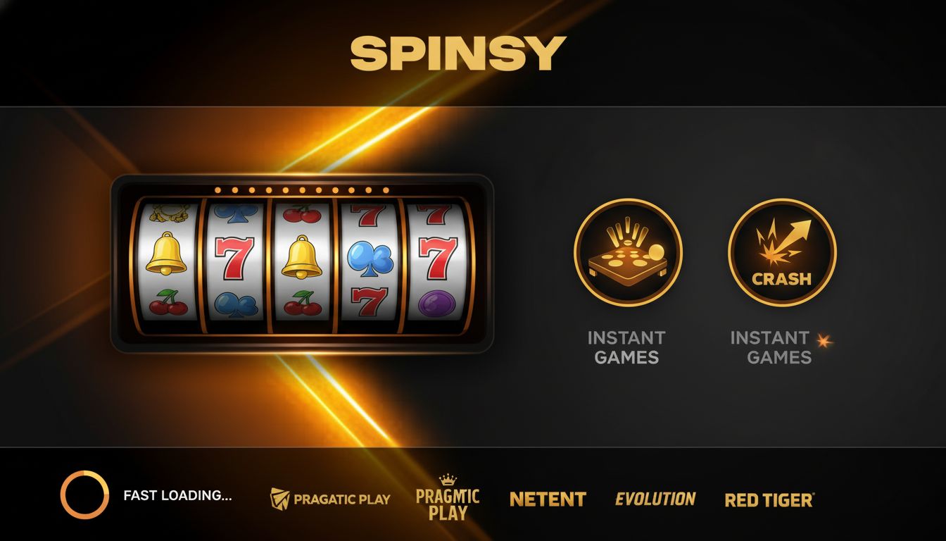 Varied game types from slots to instant thrills define the experience